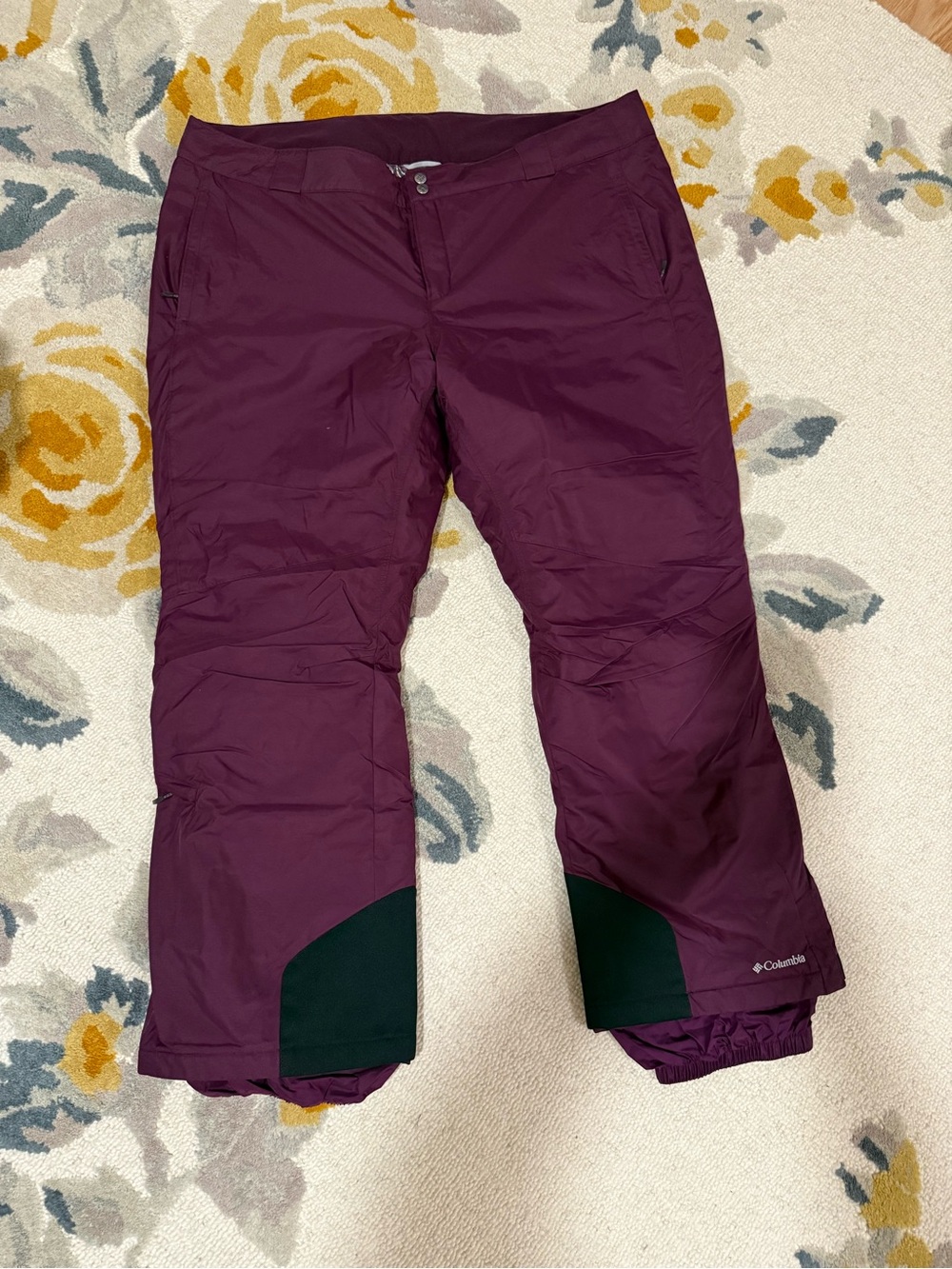 Columbia Women's Bugaboo II Ski Snow Pants in Rich Wine Size 3X